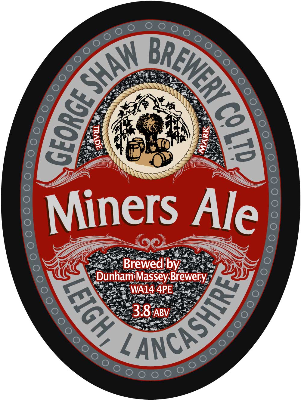 George Shaw label Miners Ale