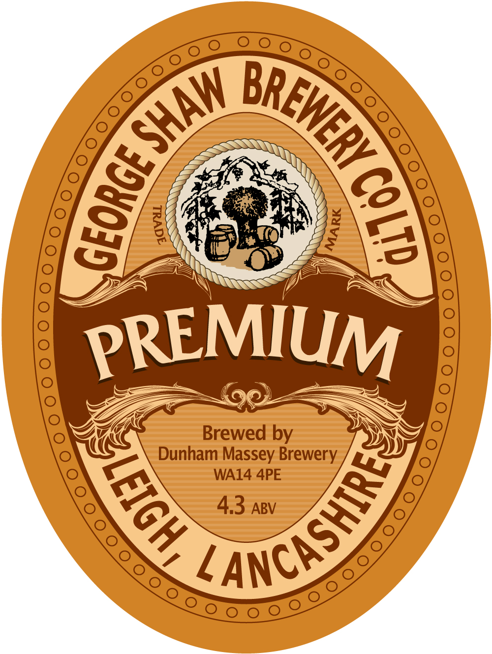 George Shaw label Premium