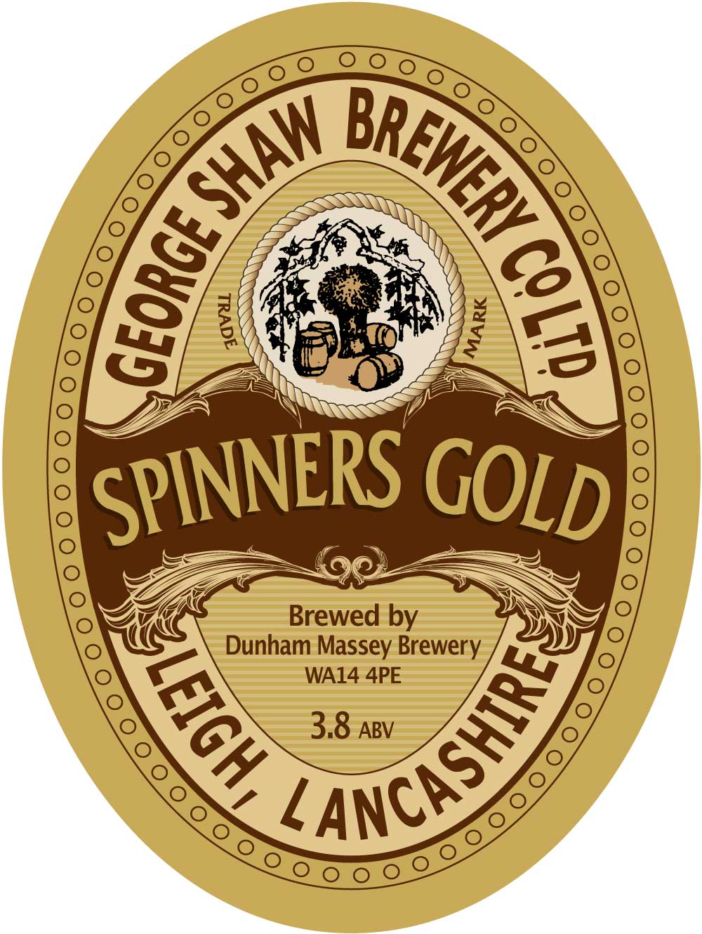 George Shaw label Spinners Gold