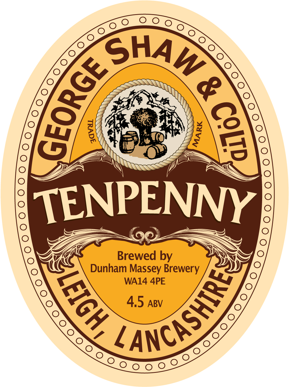 George Shaw label Tenpenny